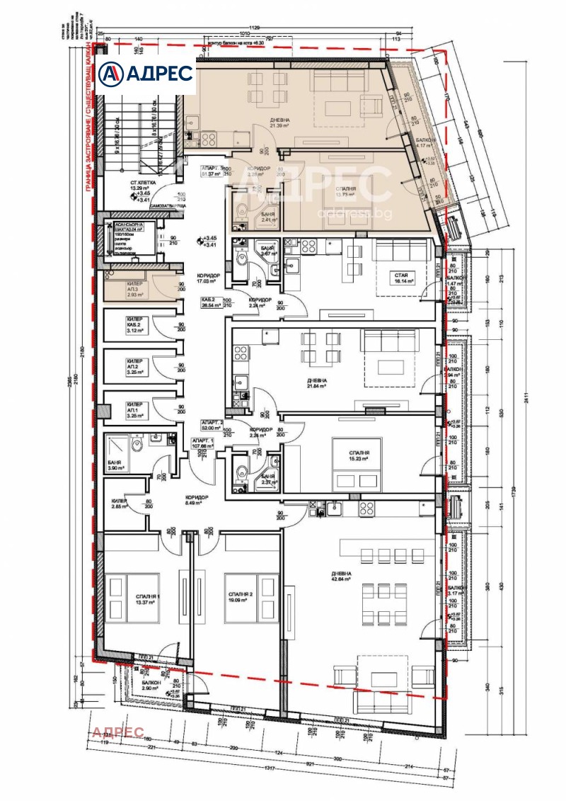 En venta  1 dormitorio Varna , Levski 1 , 68 metros cuadrados | 93485979 - imagen [4]