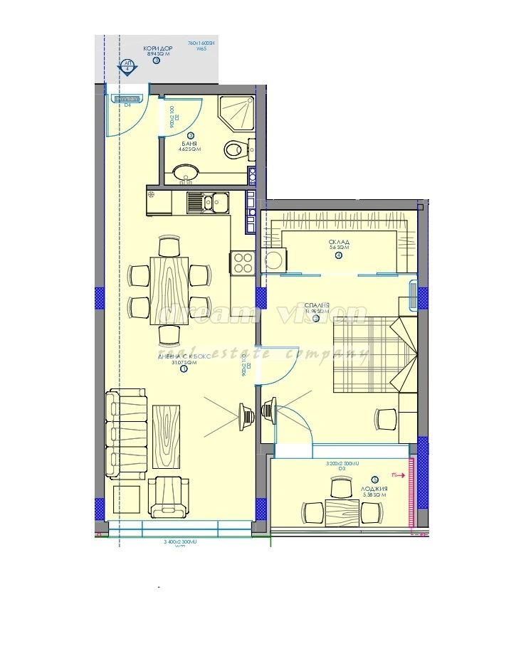 Продава 2-СТАЕН, гр. София, Манастирски ливади, снимка 2 - Aпартаменти - 49528960