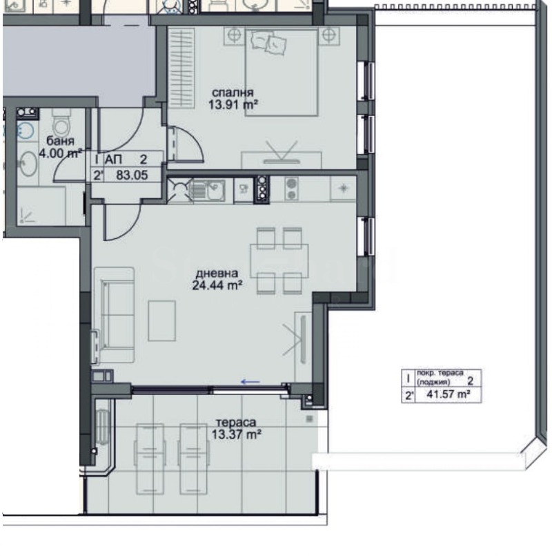 Продаја  1 спаваћа соба регион Бургас , Равда , 124 м2 | 60655934 - слика [3]
