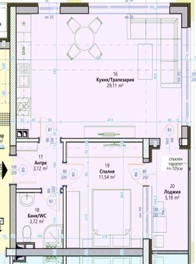 Na sprzedaż  1 sypialnia Warna , k.k. Czajka , 76 mkw | 96179345 - obraz [2]