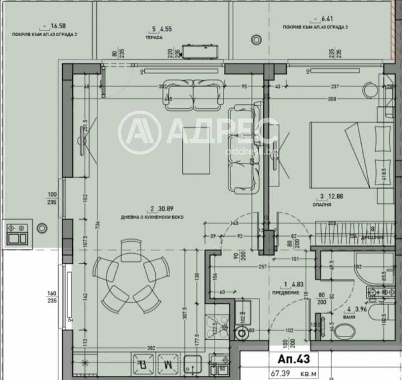 Продава 2-СТАЕН, гр. София, Малинова долина