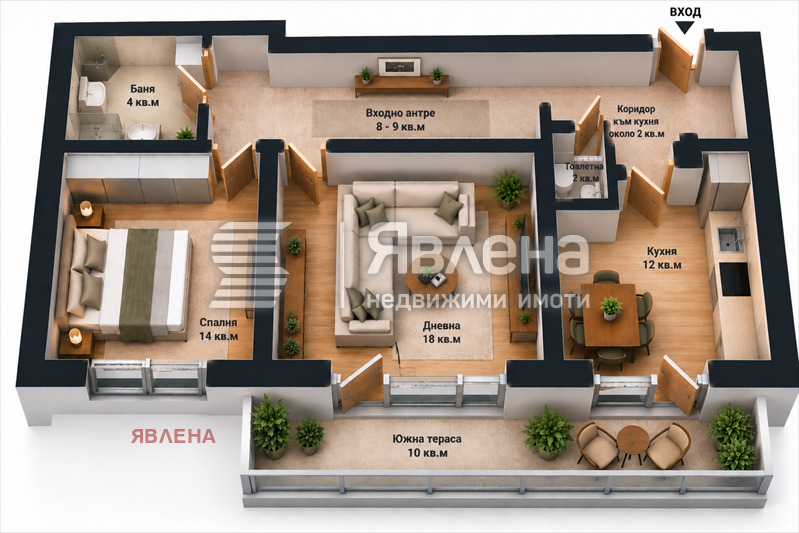 Продава 2-СТАЕН, гр. София, Лагера