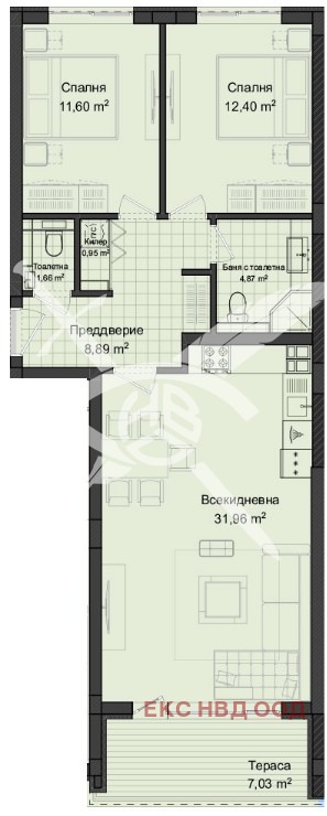 Продава  3-стаен град Пловдив , Кършияка , 107 кв.м | 15044865