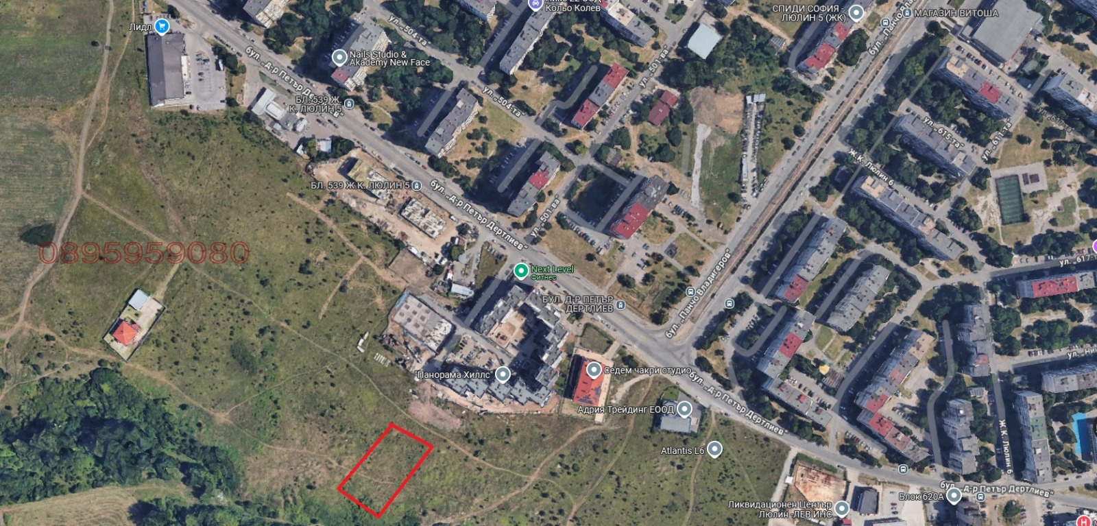 Продава ПАРЦЕЛ, гр. София, Люлин 5, снимка 3 - Парцели - 53706235