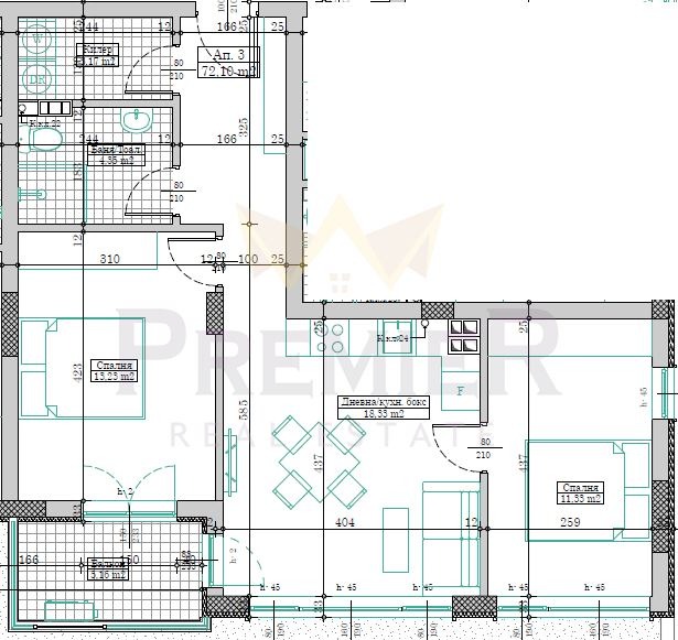 Продава 3-СТАЕН, гр. Варна, Победа, снимка 8 - Aпартаменти - 49436167