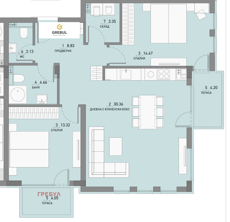 For Sale  2 bedroom Sofia , Malinova dolina , 120 sq.m | 21089820 - image [9]