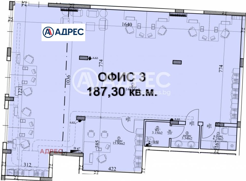Продается  Офис Варна , Център , 211 кв.м | 57413205 - изображение [2]