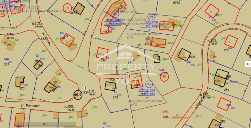 Продава ПАРЦЕЛ, с. Панчарево, област София-град, снимка 1 - Парцели - 46693055