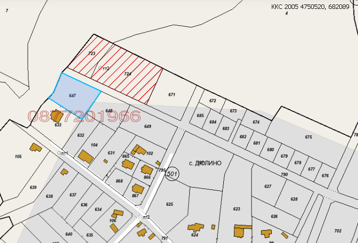 Продава ПАРЦЕЛ, с. Дюлино, област Варна