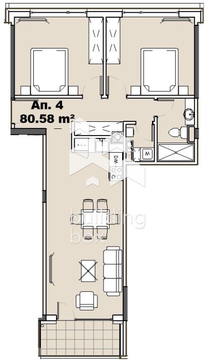 Till salu  2 sovrum Sofia , Knjajevo , 96 kvm | 87858144 - bild [12]
