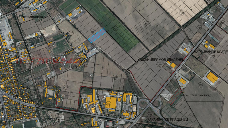 Продава ПАРЦЕЛ, гр. Стара Загора, Индустриална зона - запад, снимка 4 - Парцели - 52809966