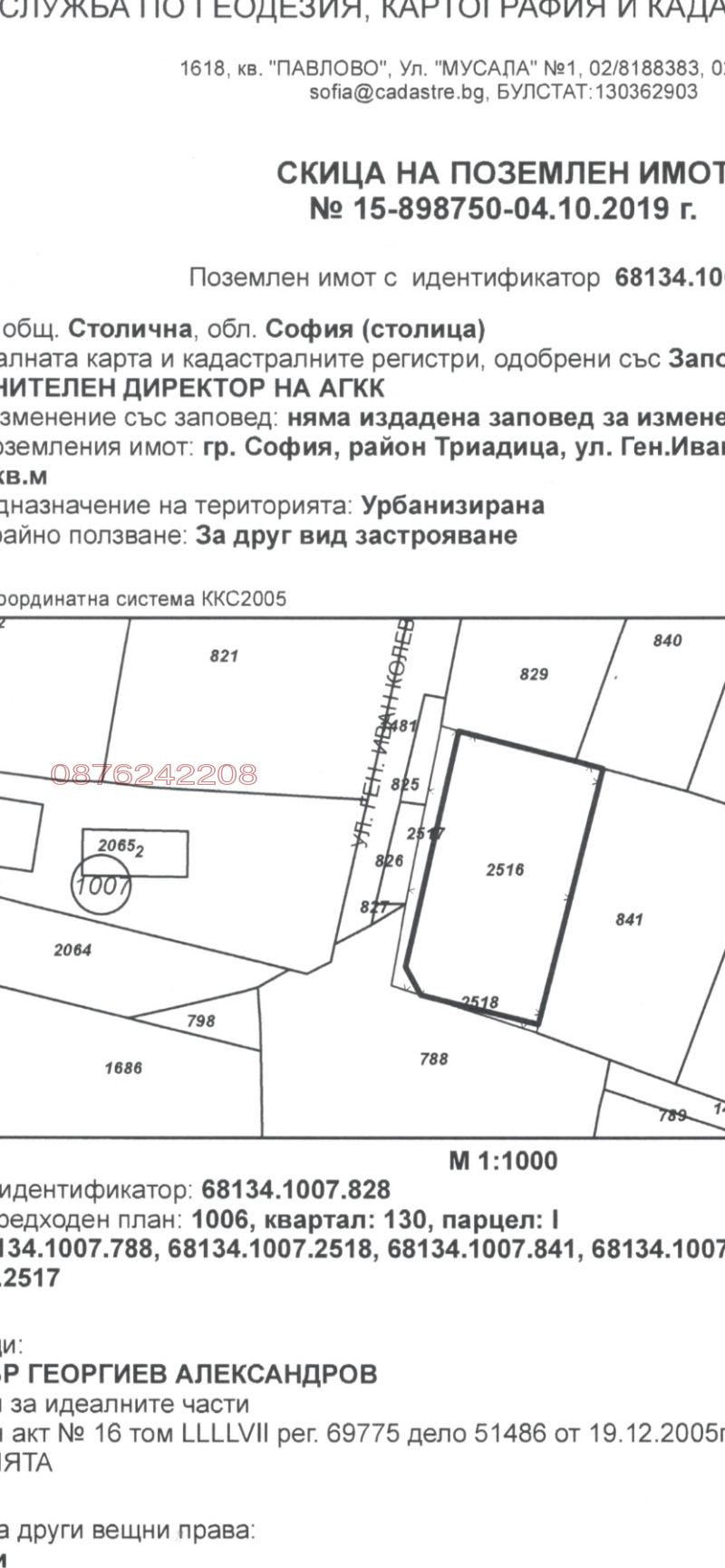 Til salg  Grund Sofia , Krastova vada , 700 kvm | 26096332