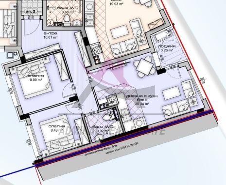In vendita  2 camere da letto Varna , Vladislav Varnenchik 1 , 84 mq | 10883007 - Immagine [2]