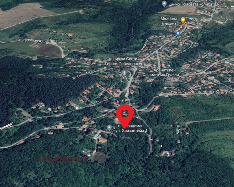 Продава ПАРЦЕЛ в град София, гр. Банкя - 1300 кв.м / 89 500 € » 175 046.79 лв., СОФИЯ ИМОТИ