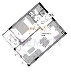 1 slaapkamer Vladislav Varnentsjik 1, Varna