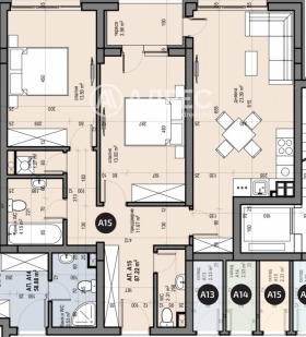 2 slaapkamers Ljulin 5, Sofia