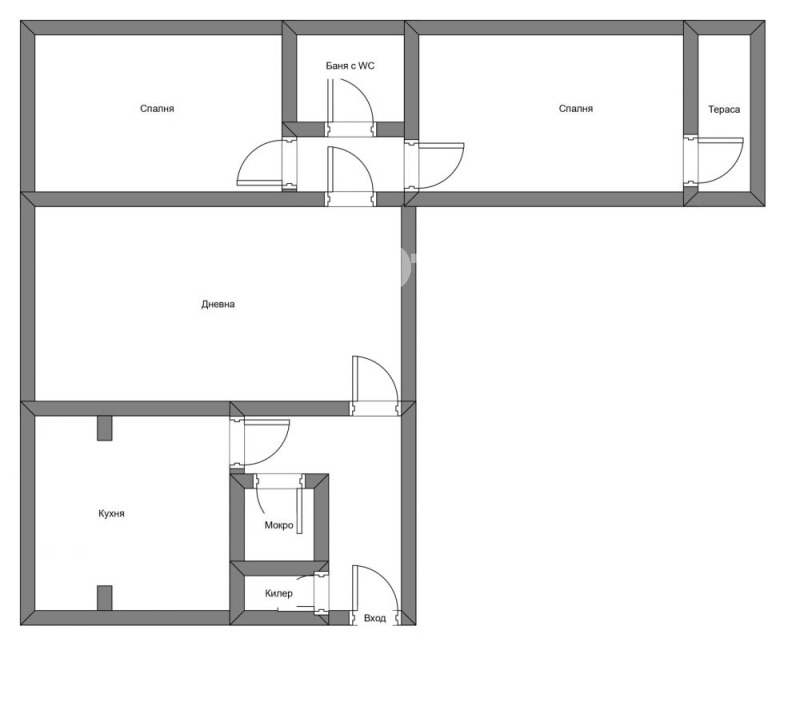 En venta  2 dormitorios Sofia , Sveta Troitsa , 83 metros cuadrados | 79724995 - imagen [4]