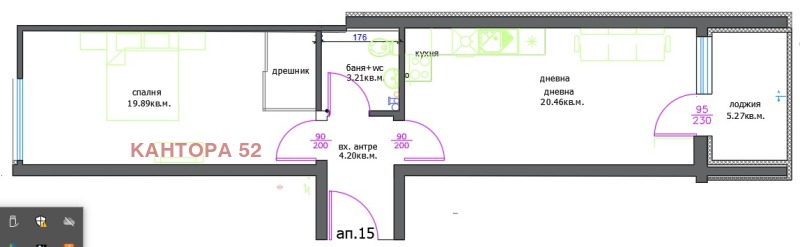 For Sale  1 bedroom Varna , Levski 1 , 71 sq.m | 16900199 - image [2]