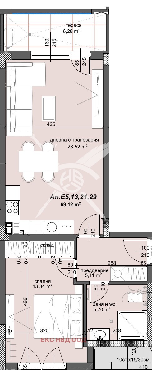 Продава 2-СТАЕН, гр. Пловдив, Тракия, снимка 1 - Aпартаменти - 47542750