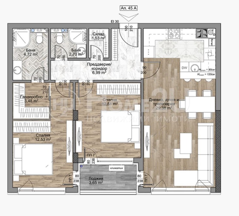 Продава  3-стаен град София , Младост 4 , 104 кв.м | 43867204