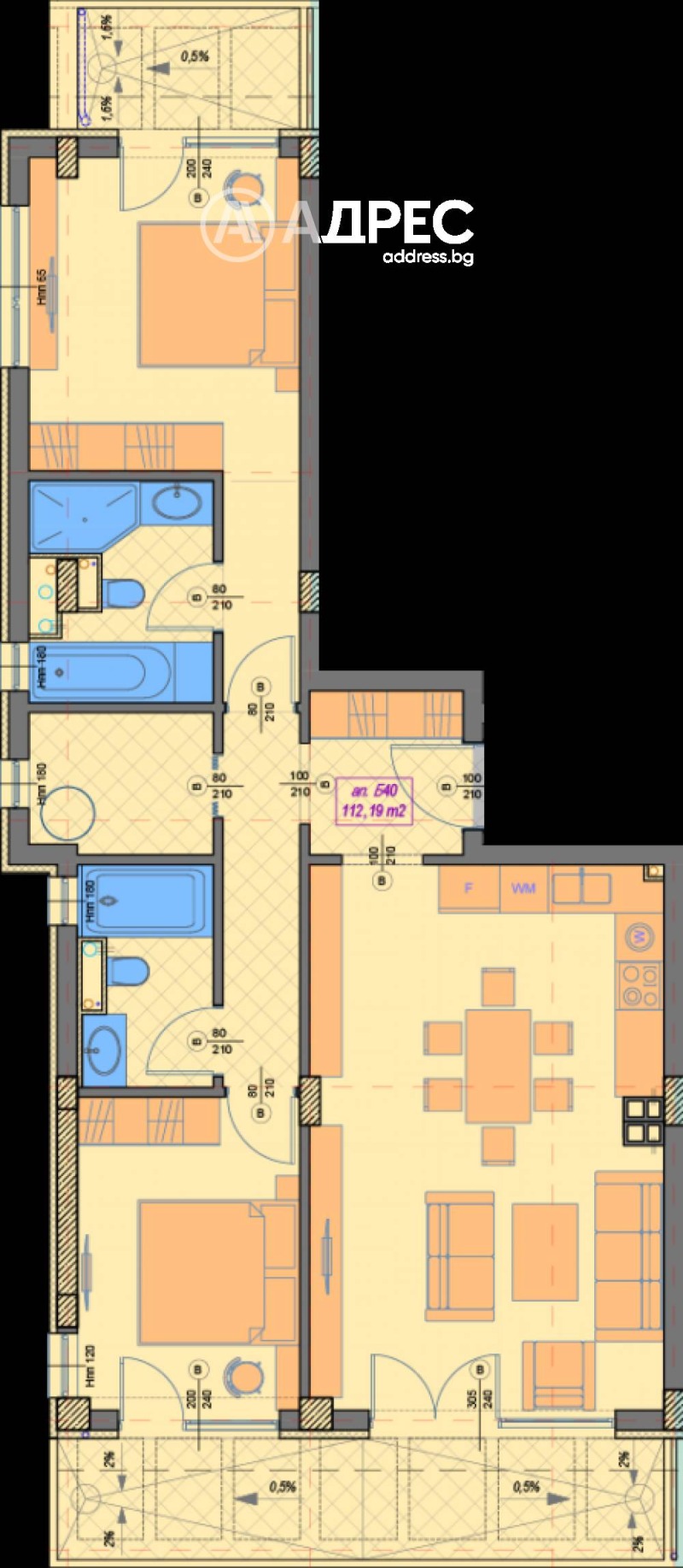 Продава 3-СТАЕН, гр. София, Манастирски ливади