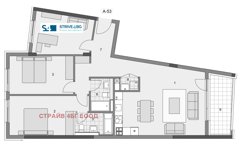 Продава 4-СТАЕН, гр. София, Манастирски ливади, снимка 6 - Апартаменти - 53074982