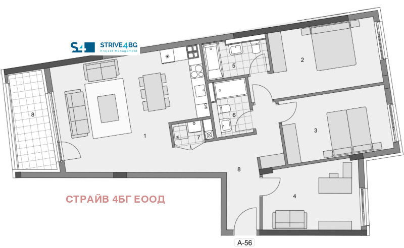 Продава 4-СТАЕН, гр. София, Манастирски ливади