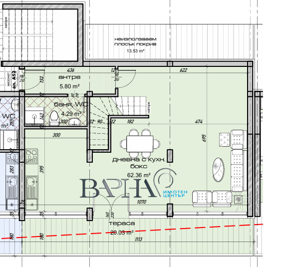 Продава МЕЗОНЕТ, гр. Варна, Цветен квартал, снимка 4 - Апартаменти - 52625132