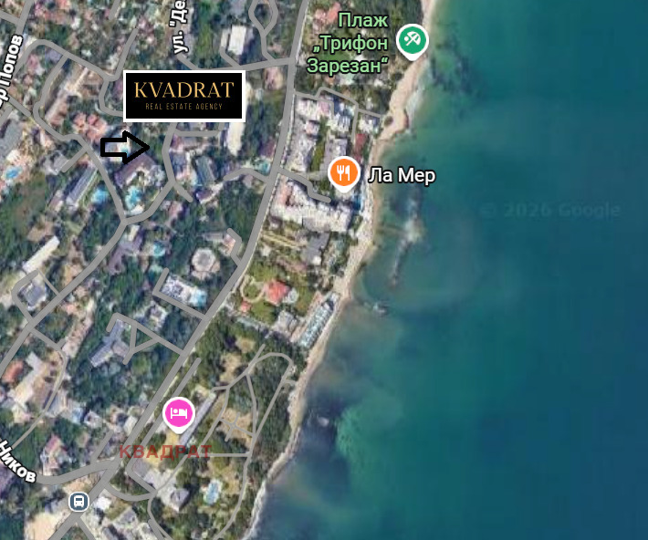 Продава ПАРЦЕЛ, гр. Варна, к.к. Чайка