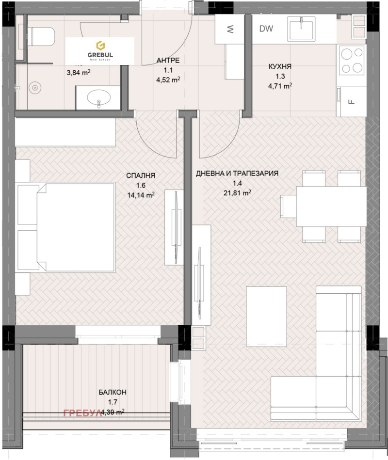 Продава  2-стаен град София , Овча купел 1 , 70 кв.м | 70967584 - изображение [14]