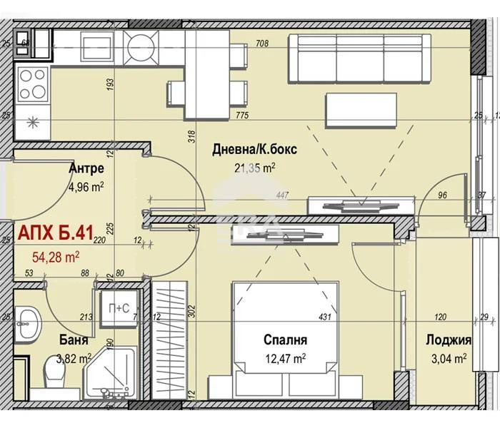 En venta  1 dormitorio Sofia , Mladost 3 , 73 metros cuadrados | 23696808 - imagen [3]