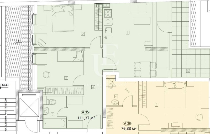 Продава 3-СТАЕН, гр. София, Център, снимка 6 - Апартаменти - 53082105