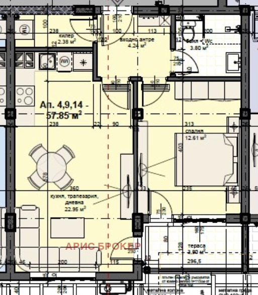 Продава 2-СТАЕН, гр. Пловдив, Кършияка, снимка 10 - Апартаменти - 56702642
