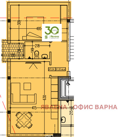 En venta  1 dormitorio Varna , Vladislav Varnenchik 1 , 74 metros cuadrados | 94403347