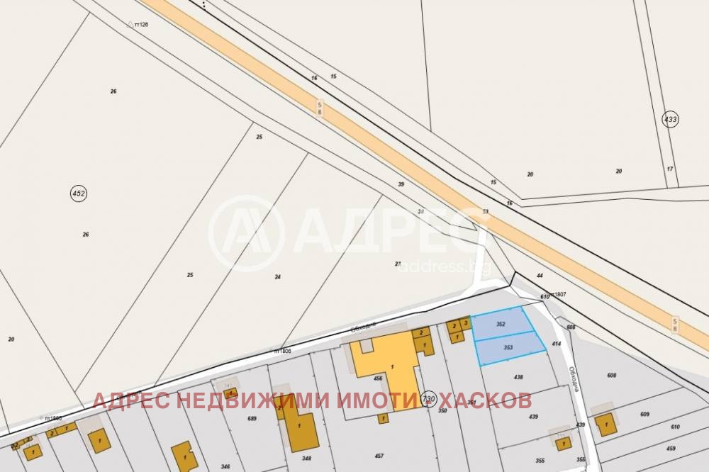 Продава ПАРЦЕЛ, гр. Хасково, в.з. Хасково, снимка 2 - Парцели - 53678113