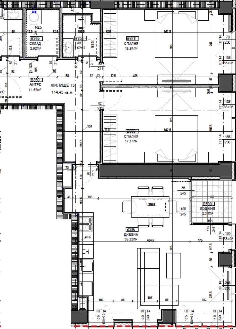 En venta  2 dormitorios Sofia , Tsentar , 152 metros cuadrados | 75682427 - imagen [4]