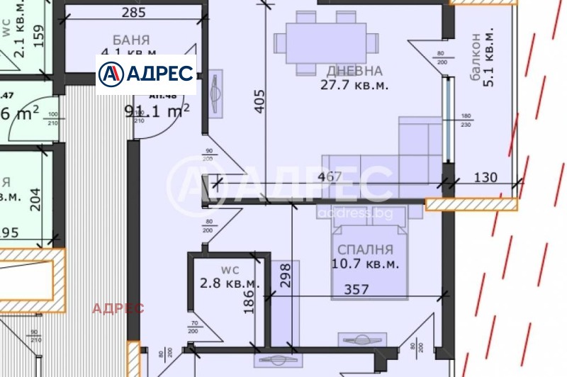 Продава 3-СТАЕН, гр. Варна, Възраждане 3, снимка 2 - Апартаменти - 52747104