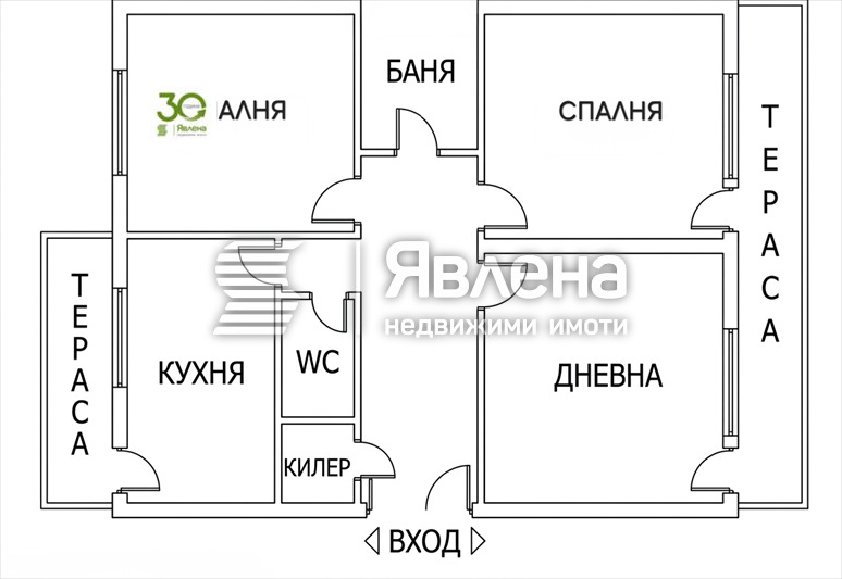 Продава 4-СТАЕН, гр. Варна, Цветен квартал, снимка 10 - Апартаменти - 54273097