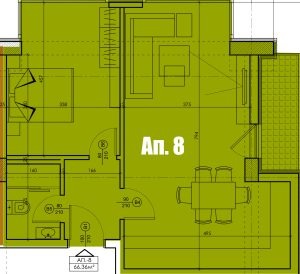 Продава 2-СТАЕН, гр. София, Дружба 1, снимка 2 - Апартаменти - 52693417