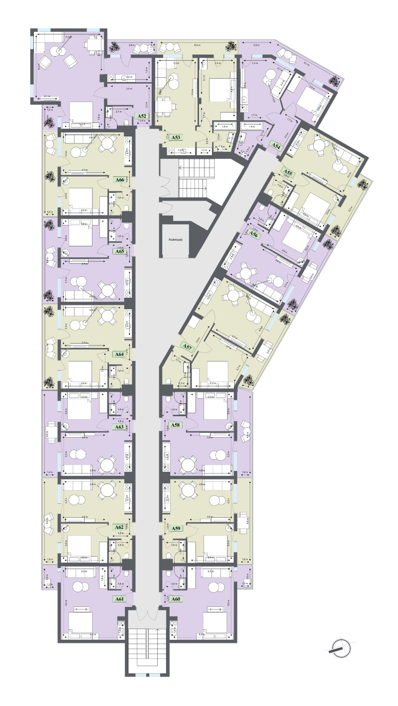 Продава  2-стаен област Благоевград , гр. Банско , 55 кв.м | 31727691 - изображение [3]