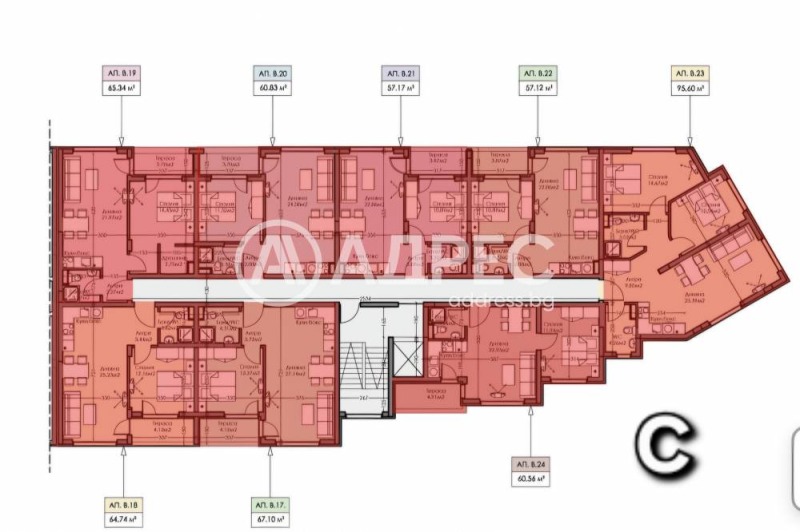 Продава 2-СТАЕН, град Бургас, Мадика • 111078 € / 217249.68 лв. • 65187814 1