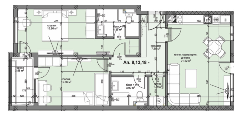 Продава 3-СТАЕН, гр. Пловдив, Кършияка, снимка 1 - Aпартаменти - 49557622