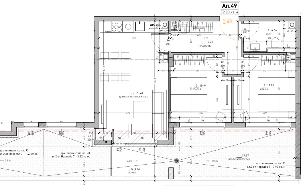Продава 3-СТАЕН, гр. София, Малинова долина, снимка 4 - Апартаменти - 53452871