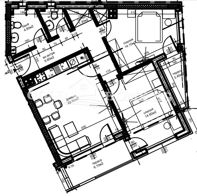 Продава 3-СТАЕН, гр. Пловдив, Южен, снимка 2 - Aпартаменти - 48879771