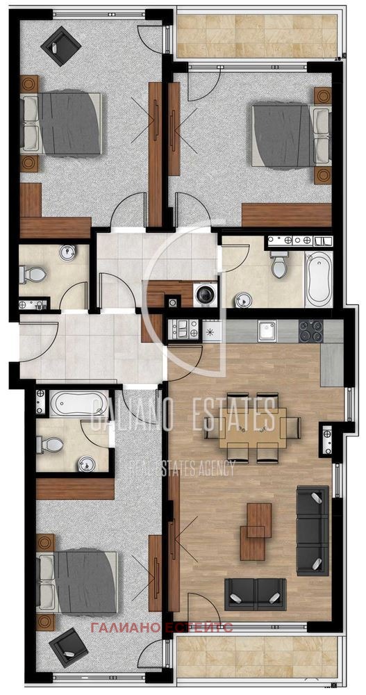Продава МНОГОСТАЕН, гр. София, Кръстова вада, снимка 4 - Апартаменти - 53513260