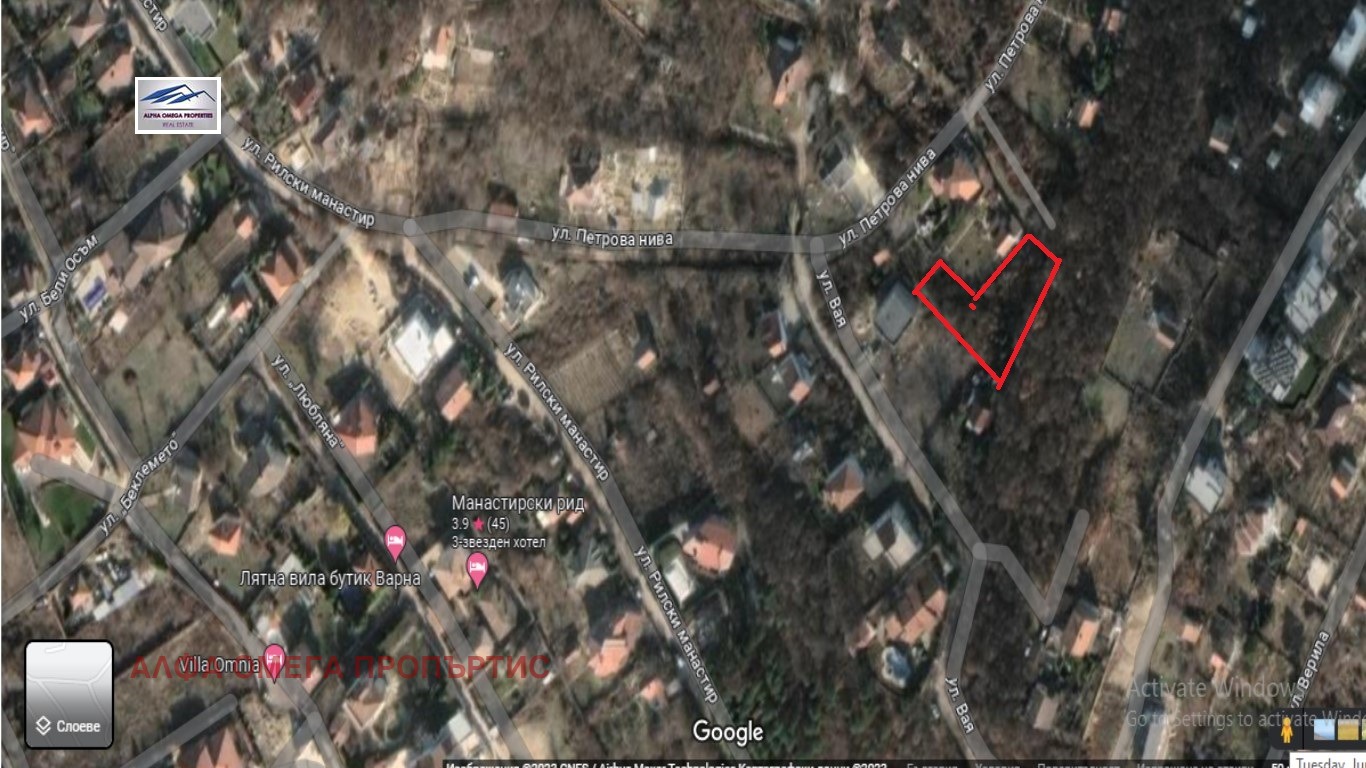 Продава ПАРЦЕЛ, гр. Варна, м-т Манастирски рид, снимка 4 - Парцели - 55288982