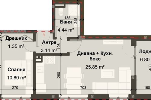 Продава 2-СТАЕН, гр. Варна, Виница, снимка 7 - Aпартаменти - 48400052