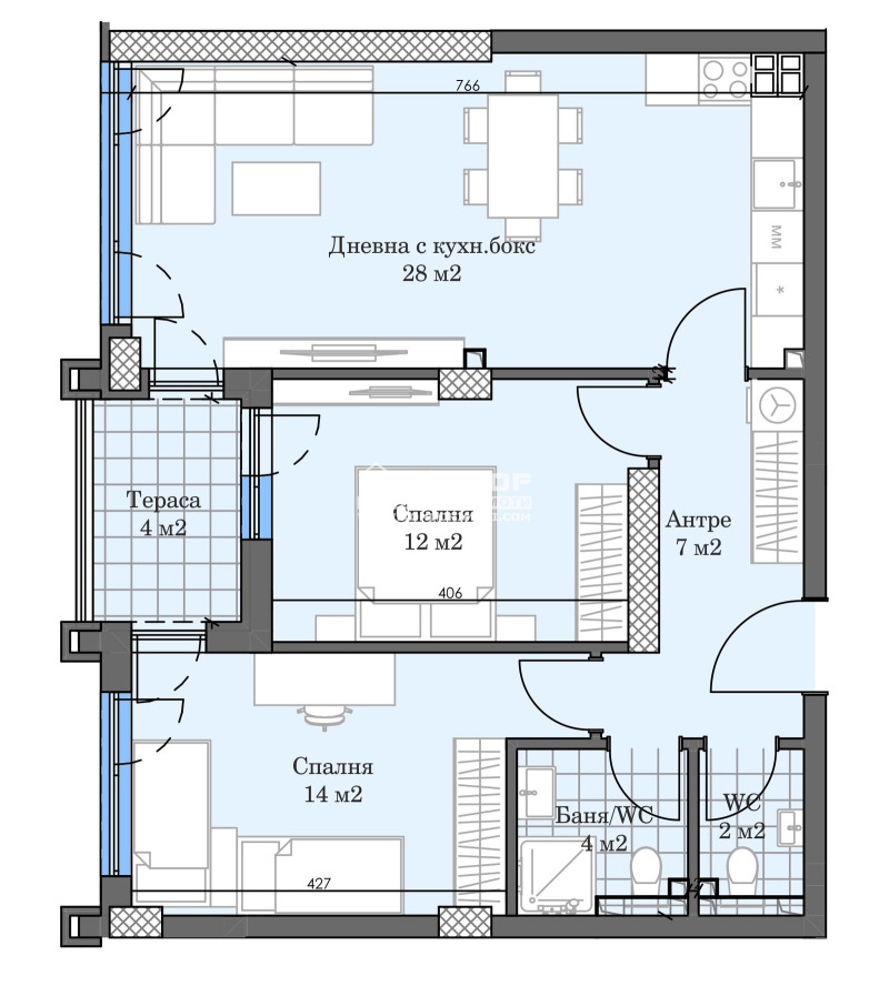 Продава 3-СТАЕН, гр. Пловдив, Кършияка, снимка 5 - Aпартаменти - 49539468