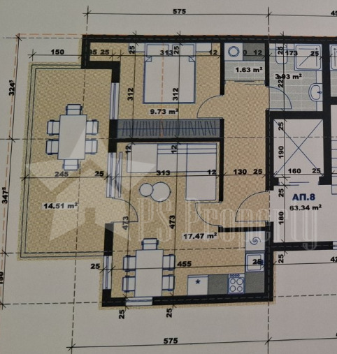 Продава 2-СТАЕН, гр. Стара Загора, ОРБ, снимка 4 - Апартаменти - 54819916