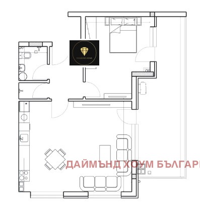 Продава 2-СТАЕН, гр. Пловдив, Младежки Хълм, снимка 2 - Aпартаменти - 48388891